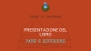 sfondo rosso amaranto, al centro in alto stemma comune di gavorrano, scritta "comune di Gavorrano", scritta "presentazione libro Pane e zucchero", immagine sfumata di libro aperto sullo sfondo