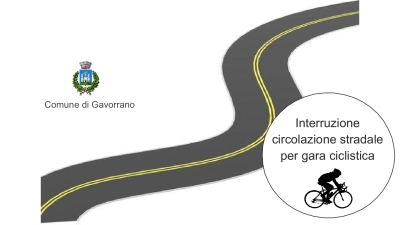 logo comune di gavorrano, strada, dicitura modifiche circolazione stradale