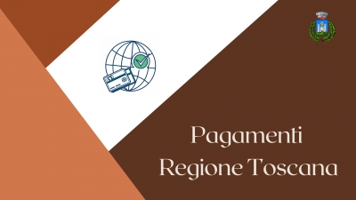 pagamenti verso regione toscana