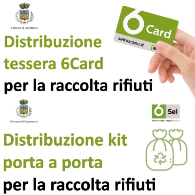 Distribuzione 6Card e consegna kit porta a porta