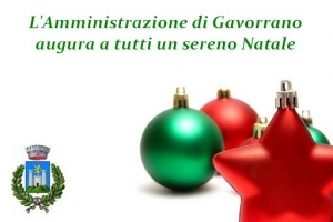 Gli auguri del Sindaco e dell'Amministrazione Comunale