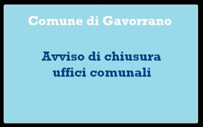 Chiusura al pubblico ufficio tributi - 2 gennaio
