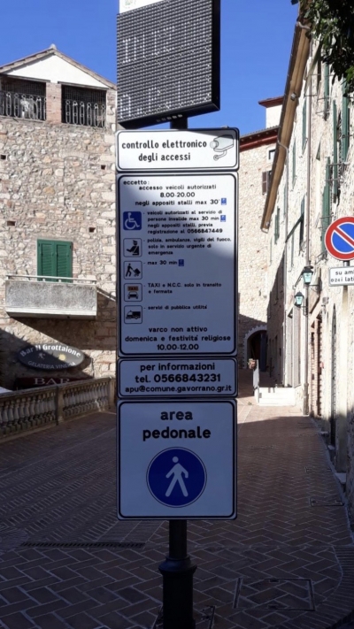Accesso in area ZTL/APU