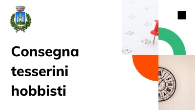 logo comune, scritta comune di gavorrano, sfondo bianco, topo su divieto di sosta, scritta Consegna tesserini hobbisti