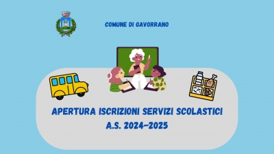 locandina iscrizione servizi scolastici a.s. 2024 2025