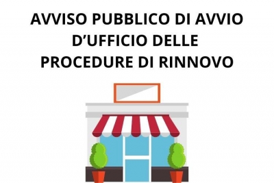 Avviso pubblico rinnovo delle concessioni di aree pubbliche per l’esercizio del commercio